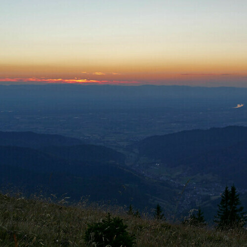 Abendstimmung am Belchen