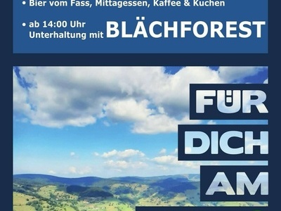 Plakat zum Volkswandertag in Wieden am 3.10.2025