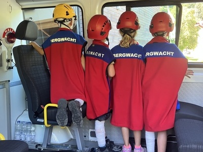 Erlebnisnachmittag f�r Kinder bei der Bergwacht Wieden