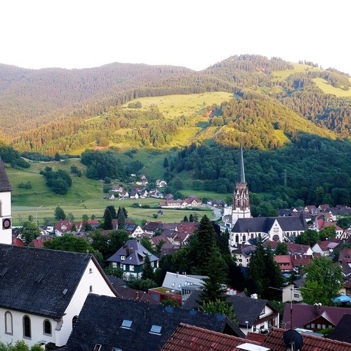 Blick von der Loggia ins Tal - 