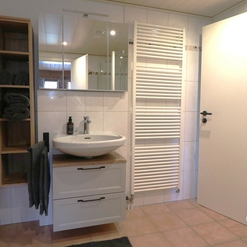 Das geräumige Bad mit Dusche und WC. - Das geräumige Bad mit Dusche und WC. -