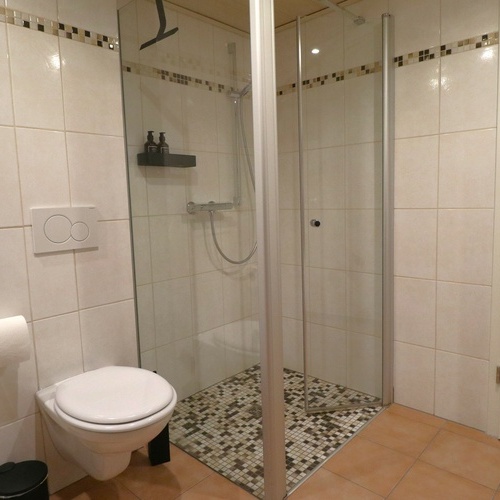 Das geräumige Bad mit Dusche und WC. - Das geräumige Bad mit Dusche und WC. -